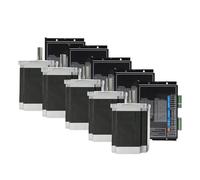 1-5 Axis Nema34 Stepper Motor Drive Power Kit 4.5/8.5/12NM 86mm 2PH 6A 14mm Shaft Motor(5 Axis Drive kit,12Nm Stepper Motor)