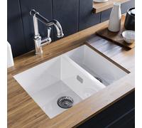 1.5 Bowl White Ceramic Kitchen Sink- Taylor & Moore Esme