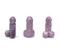 1.5" Carved Quartz Figurine, Polished Natural Crystal Stone Reiki Healing Amulet for Home Decor