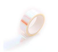 1.5 cm Wide Cool Gradual Change Rainbow Decorative Colorful Tape DIY Scrapbooking ing Tape School Office Supply Professional Process