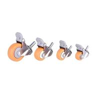 1.5 Inch Furniture Casters HeavyDuty Rubber Wheels for Trolleys Swivel Castors 1 Piece Ideal for Easy Mobility & Smooth Movement on Various Surfaces
