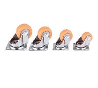 1.5 Inch ge Swivel Castor Wheels - Rubber Furniture Casters for Trolleys 1pc Heavy-Duty Castors for Easy Mobility Perfect for Home and Office Use