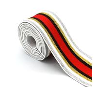 1.5 Inch Glitter Elastic Sewing Elastic by The Yard Waistband Elastic High Elastic Webbing Tbwisher Elastic Band Red White Brown
