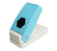 1.5 inch Hexagon Punch Craft Lever Punch Handmade Paper Punch for Crafting Scrapbooking Cards,DIY Cards Making Candy Color by Random