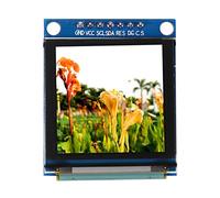 1.5 Inch OLED Color Display Module, 128x128 Resolution SSD135 SPI Interface, 262K Colors Self - Emissive Screen for DIY Electronics, Smart Health Devices, MP3 Players