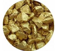 1.5 Kilo Decorative Premium SILK Crystal Chippings - Pebbles -Stones - Wedding - Garden - Memorial - Display (Gold)