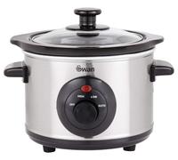 1.5 LITRE STAINLESS STEEL SLOW COOKER; SF17010N (SWAN) Qty X 1