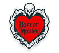 1.5" Love Heart Horror Soft Enamel Pin - Skeleton Halloween Horror Movie Creepy Lapel Pins Brooches for Backpacks, Jackets, Hats, Clothes, Bags, Teens, Girls, Boys, Men- Pinback Buttons & Charms