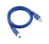1.5 Meter Super High Speed USB 3.0 5Gbps A To B Male To Male Cable Extension Compatible With Printer/Hub/Hard Disk Drive/HDD/SSD Enclosure(1.5M)