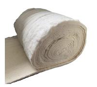 1.5 Metre - Natural Wool Cotton Felt by MASTA Upholstery 27" Wide FR Upholstery Flock Filling Wadding Padding - 1.5m
