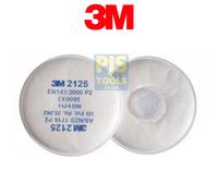 1, 5 or 10 x 3m 2125 2000 series pairs P2 Particulate Filters for 3m 6000 & 7500