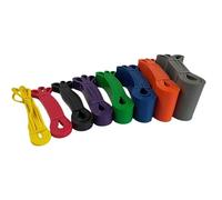 1-5 Pack Resistance Bands for Fitness, TPE Pull Up Assist Bands, Exercise Resistance Loop Bands for Strength Training, Home Workout, Stretching, Physical Therapy, 2080mm(3pcs+button 4.0mm)