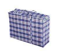 1/5 PACK Strong Extra Large Jumbo Storage Laundry Zipped Bag Reusable 80X60X20 CM | Ideal for Laundry/Moving House/Shopping/Storage | Reusable Store Zip Bag (Blue,80X60X20 CM(5 PCS))