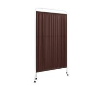 1-5 Panels Clinic Privacy Screen,6 Ft Tall Room Divider,Foldable Vertical Door Partition,Swivel Wheel Design,Easy to Assemble(Color 3,1-panel)