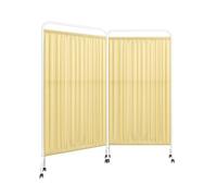 1-5 Panels Clinic Privacy Screen,6 Ft Tall W-shape Room Divider,Foldable Vertical Door Partition,Swivel Wheel Design,Easy to Assemble(Color 6,2-panel)