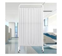 1-5 Panels Rolling Privacy Screen,6 Ft Tall Standing Door Partition,Temporary Fence Room Seperating Divider for Ward Lobby Office Beauty Salon(Color 5,2-panel)
