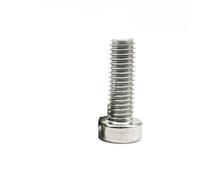 1/5/pc M3 M4 M5 M6 M8 M10 M12 A2-70 304 Stainless Steel Hex Hexagon Socket Thin Low Short Profile Head Cap Screw Bolt(25mm,1pc M10)