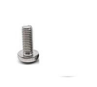 1/5/PCS M1.6 M2 M2.5 M3 M4 M5 M6 M8 GB818 316 A4 Stainless Steel Rust-proof Cross Recessed Round Pan Head Bolt Screw(55mm,1pc M8)
