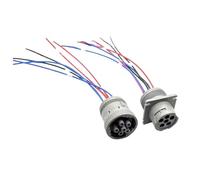 1/5 Sets 6 Pin HD16-6-96S HD10-6-96P Wiring Connector Environmental Protection Waterproof Flame Retardant Plug(Lavender,1 S)