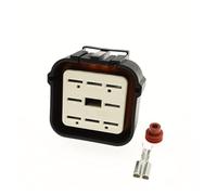 1-5 Sets 8Pin 6.3mm Automotic Wiring Harness Female Male Connector 344073-1 344079-1 Fit Compatible Car(Female set,1Set)