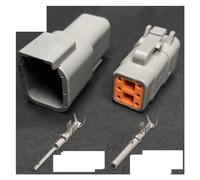 1-5 Sets Of Connector Dtm04-2p Automobile Sealed Waterproof 3p4p6p8p12p Truck Harness Socket Sheath Dtm06-2s(6p,5sets)