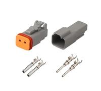 1-5 Sets Of Series 2p3p4p6p8p12p Automobile Waterproof Connector Dt04-2p Wire Male And Female Butt Sealing(2p,5sets)