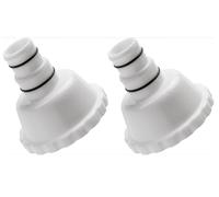 1.5" Skimmer Vacuum Adapter Summer Waves 2PCS, RP/RX Pool Pump Hose Connector Replacement for Above-Ground Pools, Quick-Connect Vacuum Attachment