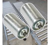 1.5" Steel Conveyor Rollers - 5 Pack 500mm Length Heavy-Duty Replacement Rollers for Woodworking Compatible with Various Roller Stands & Equipment