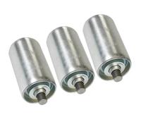 1.5" Steel Conveyor Rollers - 500mm Replacement Rollers for Woodworking 5 Pack Compatible with Various Roller Stands & Heavy-Duty