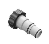 1.5" to .25" Hose Pipe Adapter Kit with Clamp Washer Collar for Threaded Connector Pump Above Ground Pool Sand Filter(Type A)