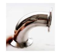 1.5" Tri Clamp x 19mm 3/4" Pipe OD SUS 316L Stainless Steel 90 Degree Elbow Fitting Home Brew Beer Wine