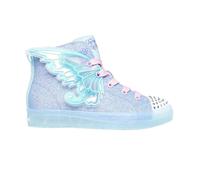 (1.5 UK, Blue/Multicoloured) Skechers Girls Twi-lites 2.0 Twinkle Wishes Butterfly Wing Light Up High Top Trainers