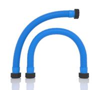 1.5" x 20" Pool Hose Replacement, Pack of 2 - Compatible with Above Ground Pools Filter Pump Hoses, Sand Filters, Saltwater Systems (1,500-2,500 GPH), Blue