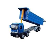 1:50 For DumpTruck Alloy Truck Car Model Metal Vehicles Heavy Duty Toy Four Options Available(Blue)