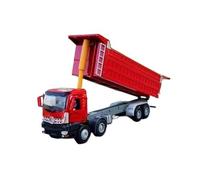 1:50 For DumpTruck Alloy Truck Car Model Metal Vehicles Heavy Duty Toy Four Options Available(Red)