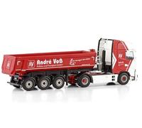 1:50 for WSI for IVECO S-WAY AS 4X2 TRAILER - 3 AXLE for Andre Dump Car Model
