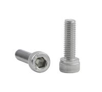 1-50 Pieces M1.6-M12 Stainless Steel Hex Socket Cap Screws, DIN 912 Standard, M8x55mm(5pcs)