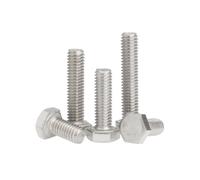 1-50 pieces M3-M12 Stainless Steel Hex Head Machine Screws, M6x18mm(20pcs)