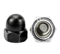 1-50 pieces stainless steel hexagon cap nut acorn M3 M10 M20 dome nut galvanized/black/nickel plated decorative cap dome(Zinc plated,M8 5pcs)