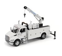 1:50 Scale Kenworth T380 Auto-Crane Titan85-Body HC14-Crane Work Truck with Miller EnPak (White) - Transport Series | 1:50 Scale Diecast Collectible Model 71212