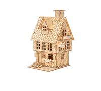 1 50 Scale Miniature Building Kit Prefabricated Wooden Cabin DIY Assembly Model Constructor Architecture Material Compatible With Wooden House Models(type3)