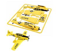 1:50 T-6 Texan Plane Aircraft Unassembled Model Kit for Home Decoration