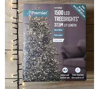 1,500 LED (37.5m) Premier TreeBrights Cluster Christmas Tree Lights Warm White