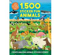 1,500 Sticker Fun Animals