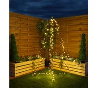 Xmas Haus 1.50M 240 Ww Led 3D Garden Tree Led Colour Warm White, Black
