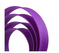 1~50m Cable Sleeve PET Expandable Braided 2 4 6 8 10 12 14 16 20 25~40mm Tight High Density Wire Insulated Protection Sheath(Purple,40mm,1 Meter)