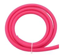 1-50M UV Pink PET Braided Cable Sleeve 2-40mm Expandable High Density Wire Loom Tubing(10mm,20 Meters)