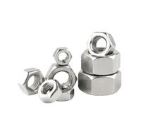 1-50Pcs 304 Stainless Steel Hexagon Nuts M1 M1.2 M1.4 M1.6 M2 M2.5 M2.6 M3 M3.5 M4 M5 M6 M8 M10 M12 ~ M33(M2.5-50pcs)