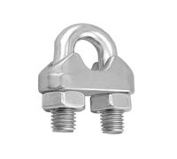 1-50PCS Cable Clamp 304 Stainless Steel Wire Rope Sling Fastening Accessories for 1/2/3/4/5/6/8/10mm Anti-Corrosion