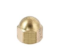 1-50Pcs DIN1587 M3 M4 M5 M6 M8 M10 M12 M14 M16 Brass Cap Hex Nuts Decorative Dome Head Cover Semicircle Acorn Nut(M12 (2pcs))